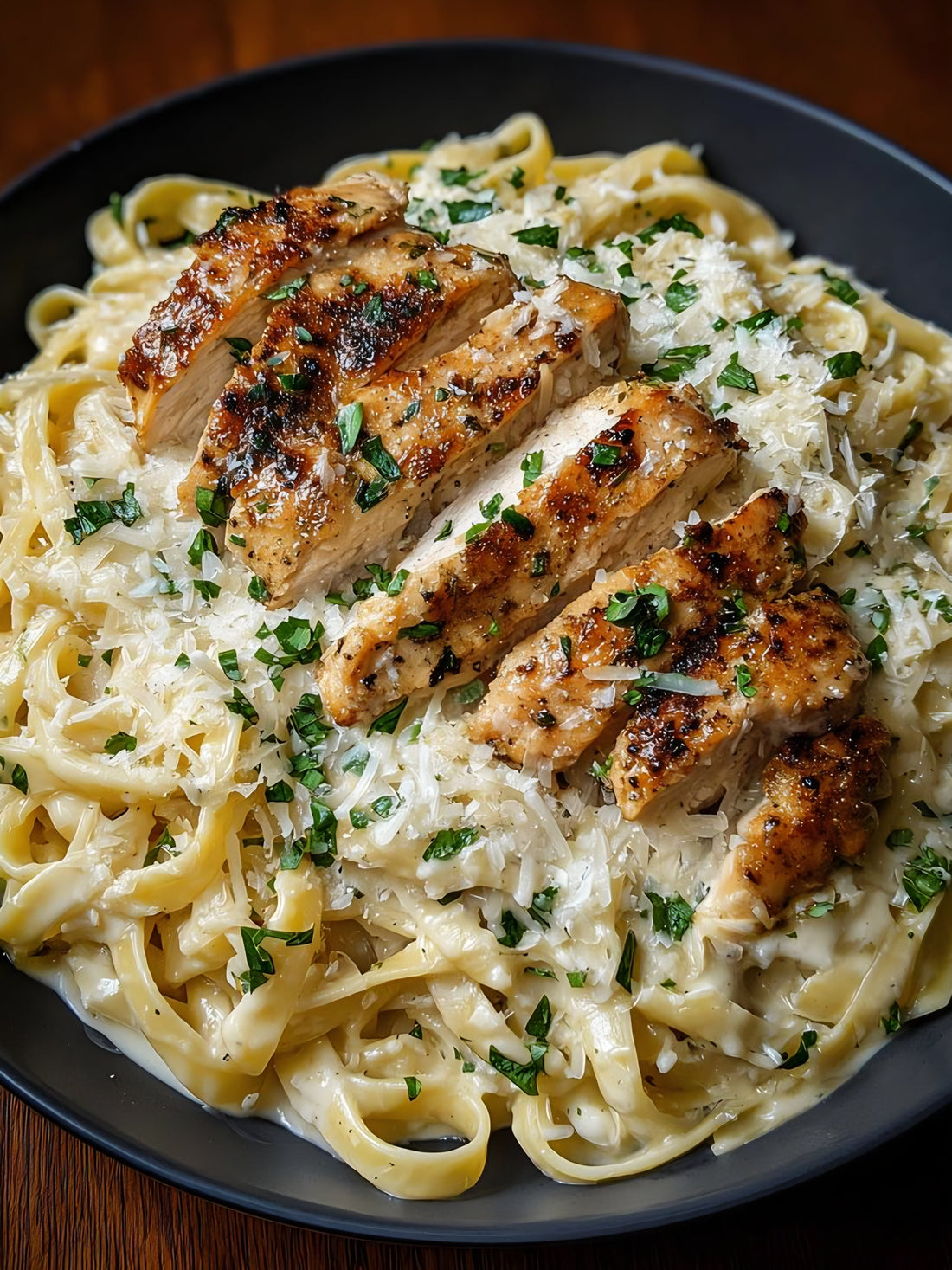 Healthy Chicken Alfredo