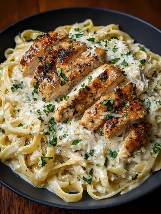 Healthy Chicken Alfredo