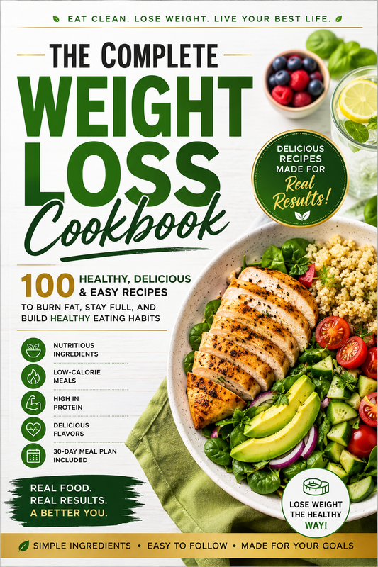 100+ Healthy, Low-Calorie, High-Protein Recipes for Sustainable Weight Loss, Easy Meal Prep, and Healthy Eating